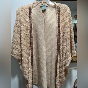 Flying Tomato blush boho kimono, Sz X/S